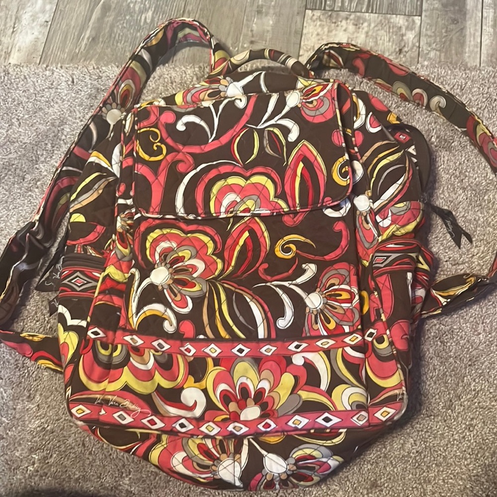 Vera Bradley book bag.
